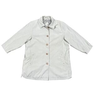Fitz-Wright Trench Coat Mens XL Tan Button